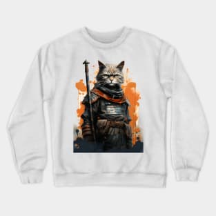 Warrior Cat in Uniform Crewneck Sweatshirt